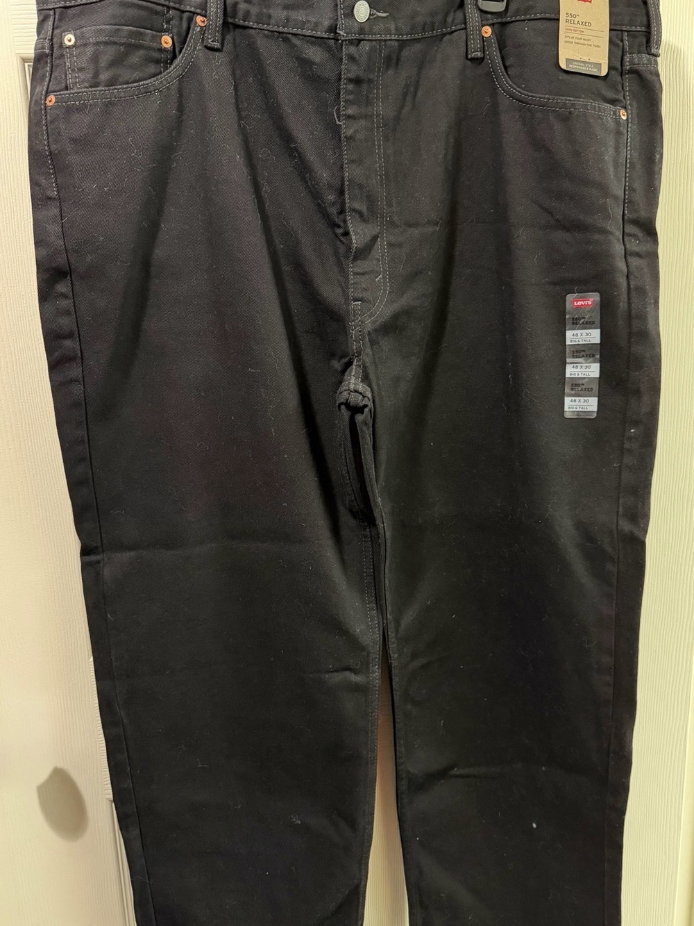 Levi's 550 Relaxed Men’s Jeans — Black NWT - Picture 3 of 3
